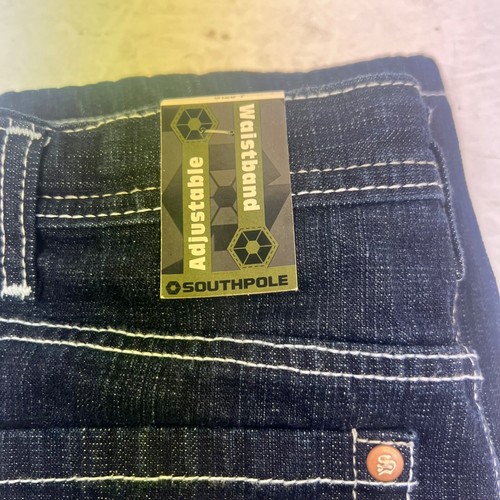Southpole Boy’s Vintage 4180 Straight Fit Jeans Dark Sand Blue Size 7 - Picture 5 of 7