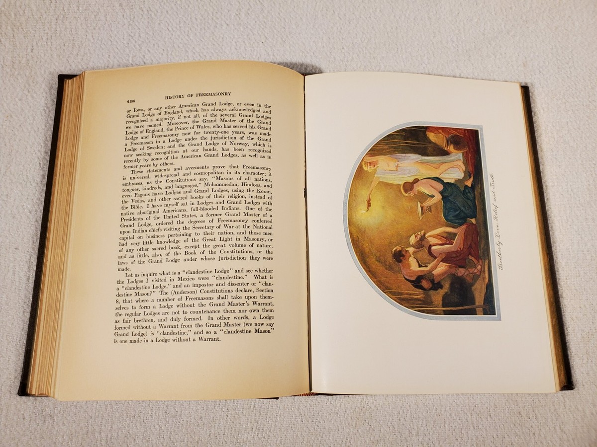 洋書 History of Freemasonry by Mackey (7 vol) Antique 1921 Mackey's Revised History of Freemasonry