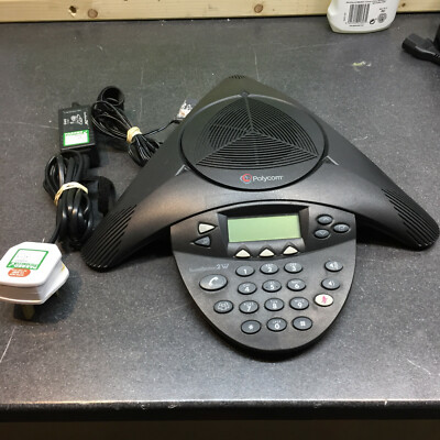 Polycom Soundstation 2 W Telefonkonferenz Arbeit Geschäft UK VERKÄUFER KOSTENLOSER VERSAND #B28