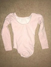 Pink Long Sleeve Eurotard Leotard Size Girls Small