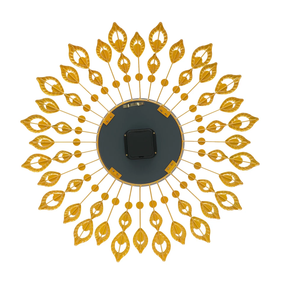 26.4'' Modern 3D Large Wall Clock Metal Watch Art Design Home Living Room Decor - Image 3 of 4