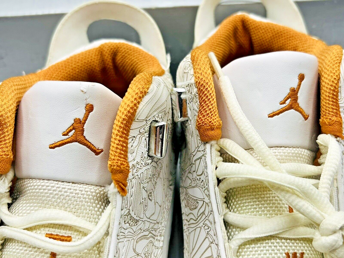 Nike Air Jordan Dub Zero 311046-111 Men's 7.5 Ceramic Orange