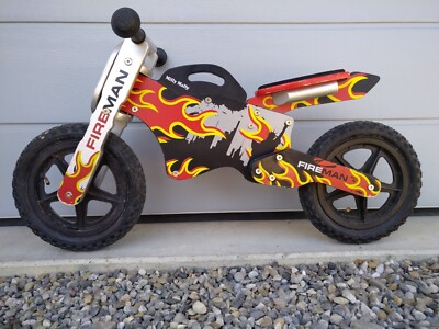 Milly Mally Fireman Laufrad, Holz, guter Zustand, ab 24-30 Monate gebraucht