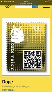 Crypto Stamp 2.0 - Doge Yellow / Gelb - only 4.000 pieces ...