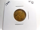 1941  Lincoln/Wheat Cent Penny - Good to/Very Good Circulated condition