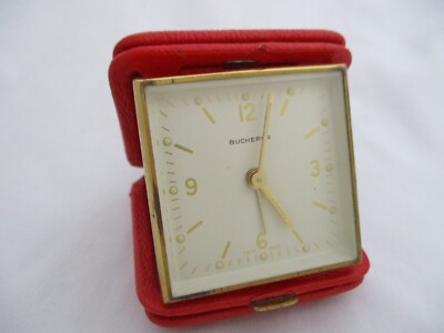 Bucherer Swiss Made Travel Clock Watch Vintage | eBay
