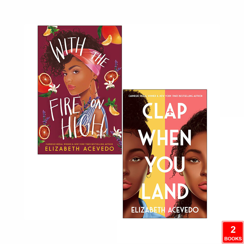 Elizabeth Acevedo 2 Books Collection Set (With the Fire & Clap When You) PB NEW