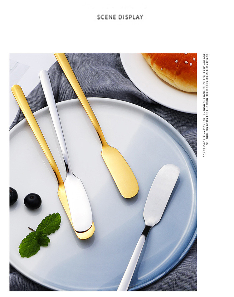 1pc Stainless Steel Butter Spreading Bread Toast Cake Spreader Knifes/fork Tools 1pc Stainless Steel Butter Spreading Bread Toast Cake Spreader Knifes/fork Tools