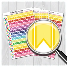 Flag Planner Stickers for Diary Calendars, Journals and Scrapbooking