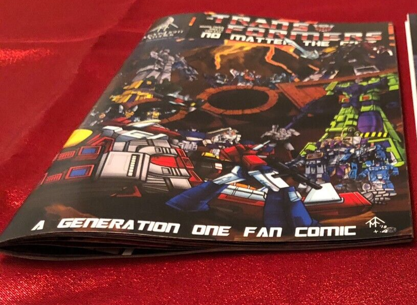 G1 Transformers Fan Comic 2 Book Set Optimus Prime Megatron