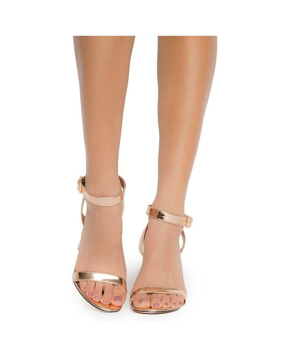 Cape Robbin Women s Pink Connie 2 High Heel Dress Shoe Size 10 Gold eBay