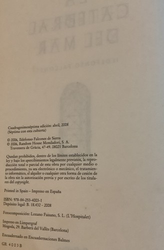 La catedral del mar/ The Cathedral of the Sea (Spanish Edition) - 第 6/8 張圖片