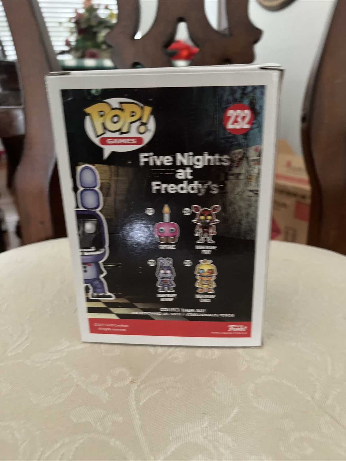 Funko Pop! Games Five Night's At Freddy's Whitered Bonnie 232 Original -  Moça do Pop - Funko Pop é aqui!