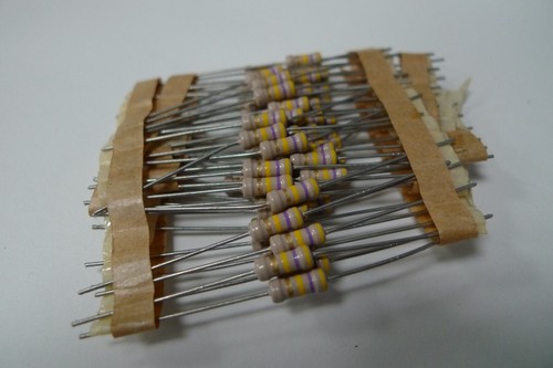 Resistor Metal Film Philips 5% X5 Off Original Vintage Resistors Drop Down Menu - Picture 520 of 657