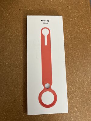 GENUINE Apple AirTag Loop (AIRTAG NOT INCLUDED) Pink Citrus OPEN NEW!