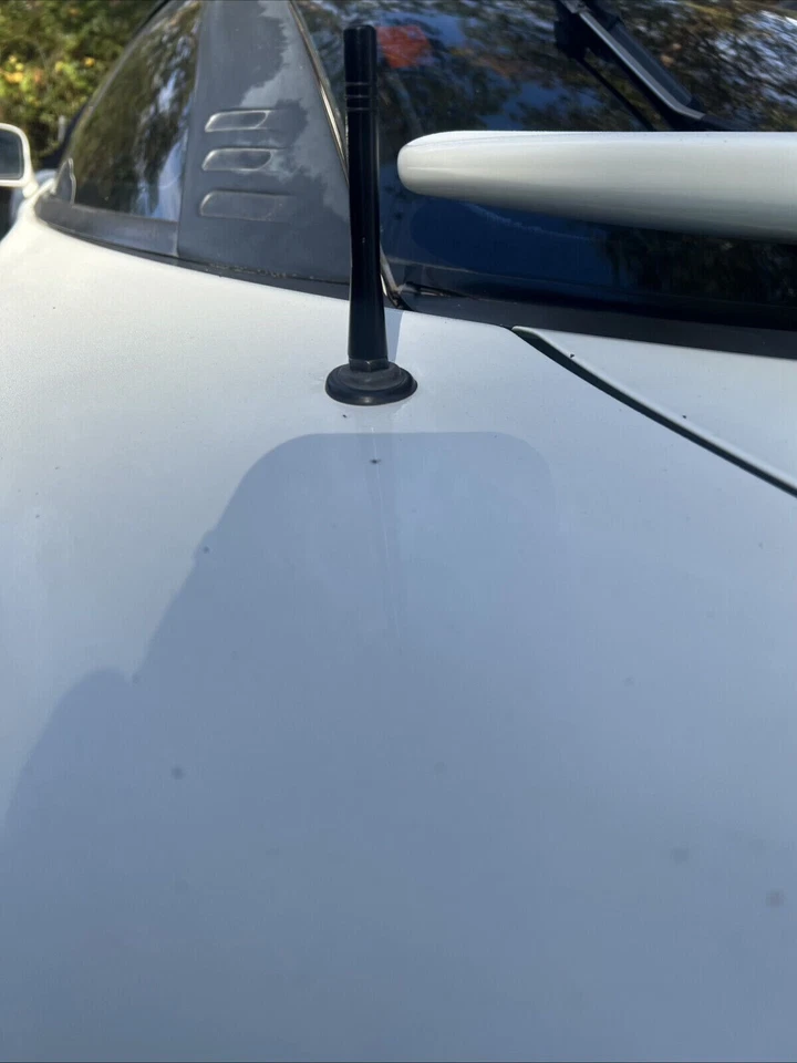 4 inch " Short Black Aluminum Antenna Mast AM/FM for DODGE STEALTH 1991-1996 New - Image 3 of 4