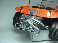  COX DUNE BUGGY REAR EXHAUST PIPES. NEW INJECTION MOLDED PLASTIC