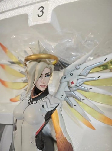 Blizzard Overwatch OW Mercy Angela Ziegler 35CM Statue Model FIGURES In Stock - Picture 3 of 4