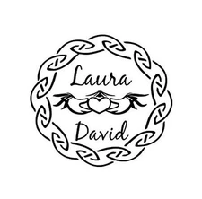 Shiny EZ-Seal - Customized Wedding Round Hand Held Embosser