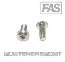 (25) M5 x 0.8 x12 Stainless Steel Button Head Socket Cap Screws ISO7380 M5-.80