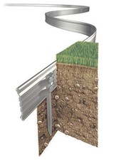 Swift Edge Garden Edging - Lawns, Borders, Paths - 100mm tall - 30m - Natural