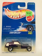 Hot Wheels Enforcer #461 Purple W/5sp Wheels 1996