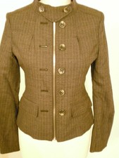 Bcbg Maxazria Jacket Coat Brown Blazer Size Xs Uk 6 8 New Women's