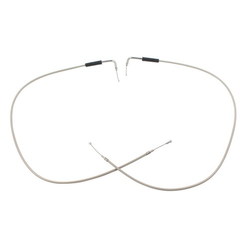 110cm Stainless Throttle Cable Fits Harley Sportster XL1200 883 Dyna Road King - Bild 5 von 8
