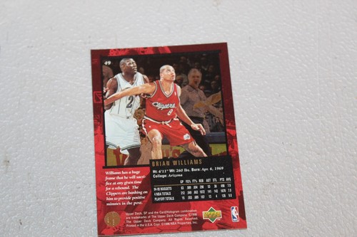 1995-96 UPPER DECK SP CHAMPIONSHIP BASKETBALL Card Complete Finish Your Set Pick - Picture 94 of 272