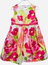 Gymboree "Family Brunch" Lined Sleeveless Floral Party Occasion Dress, Girls 5T