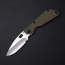 Strider Knives SnG DGG - OD Green G10 & Ti / Stonewashed MagnaCut Blade