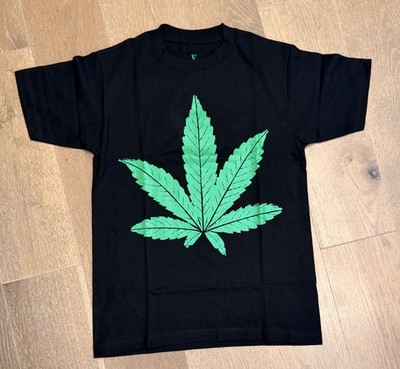 Vlone Marijuana Tee Melrose Exclusive 2017 Vintage Green 420 Shirt Medium New