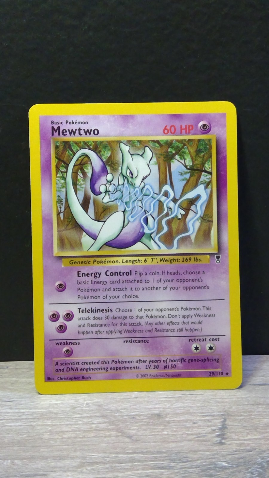 Mewtwo 29/110 Legendary Collection Rare 2002 Vintage Pokémon NM/M