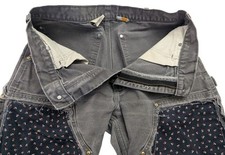 Vintage Carhartt Pants Double Knee Mens CUSTOM Artistic Distressed 33x30 Unique