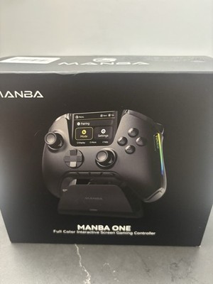 MANBA ONE Black Wireless Gaming Controller with A Charging Dock