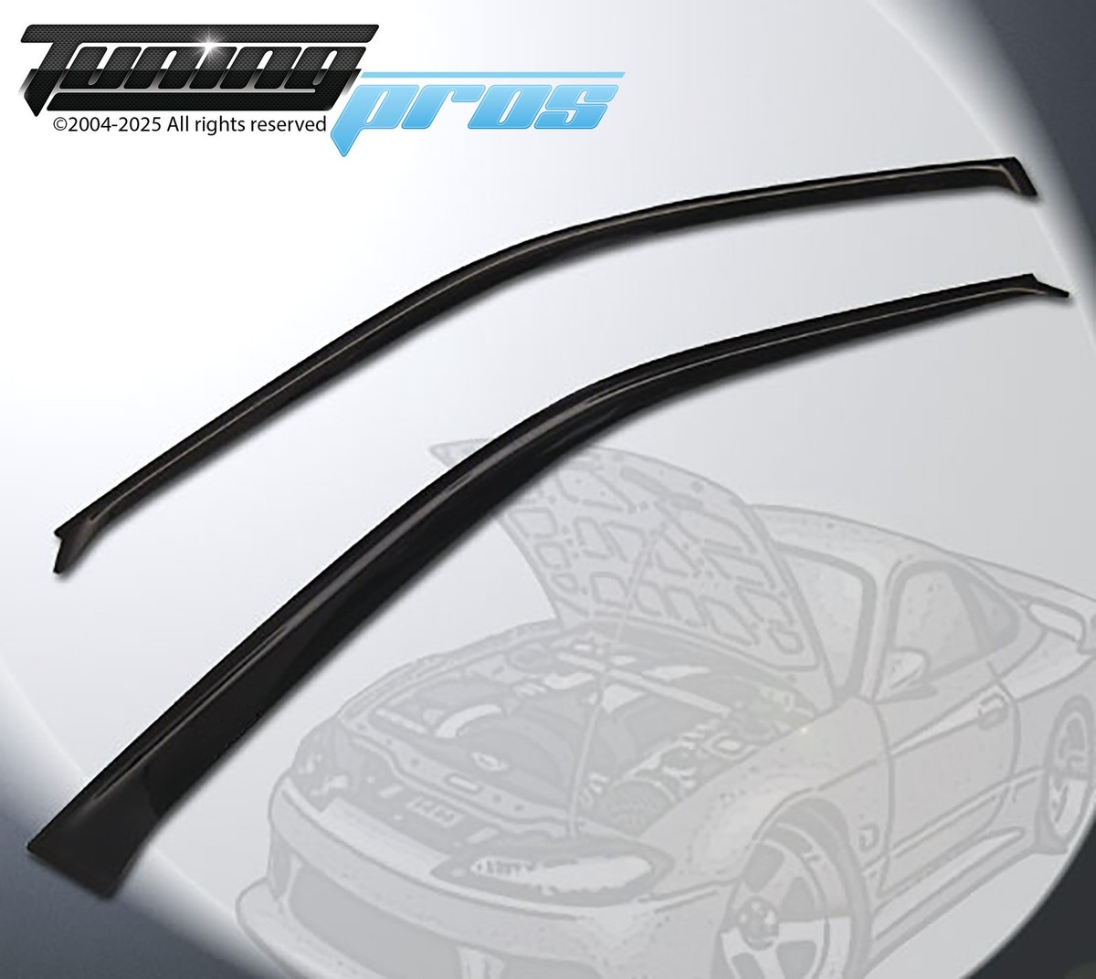 2000-2005 00-04 05 Toyota Celica Wind Deflector Window Visor Sun