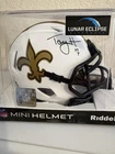 Taysom Hill Signed NFL New Orleans Saints Lunar Eclipse Mini Helmet Beckett