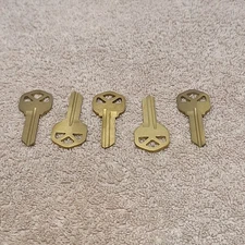 Ilco 1176 Key Blanks Lot Of 5 NOS Locksmith 