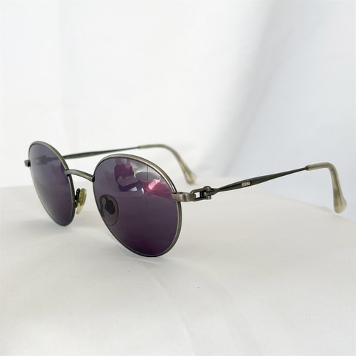 GUCCI Vintage GG Sunglasses Gray Violet Lens 1990s - Picture 1 of 9