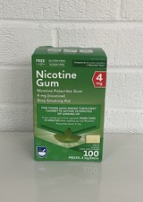 Nicotine Gum Rite Aid Sealed Coated Cool Mint 4mg 100 Pieces Sealed Exp 12/2026