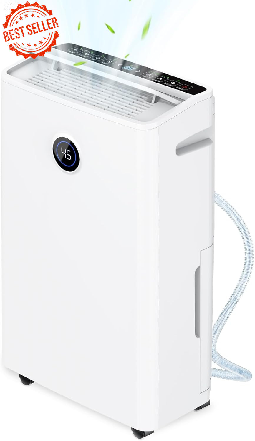 4500 Sq. Ft Dehumidifier, 50-70 Pints, Large Room, Intelligent Control