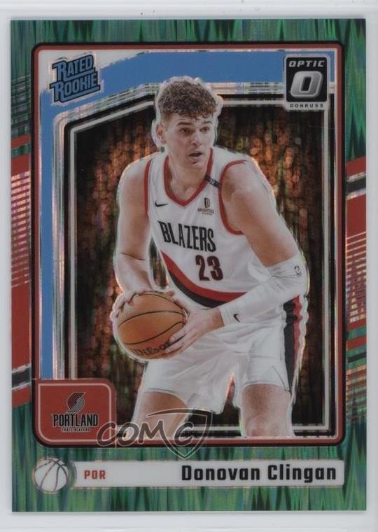 2024 Donruss Optic Rated Rookie Green Shock Prizm /149 Donovan Clingan #272 0y8x