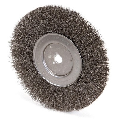 WEILER 93494 Crimped Wire Wheel Brush,Arbor,10 In. 5Y005