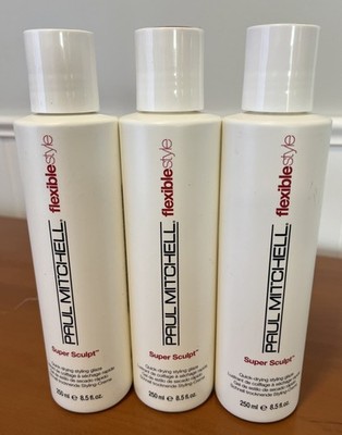 Paul Mitchell Flexible Style Super Sculp Styling Glaze 8.5 Oz Pack of 3