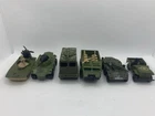 Lot Of 6 Vintage Lesney Matchbox Military Vehicles Superfast Rolamatics Playart