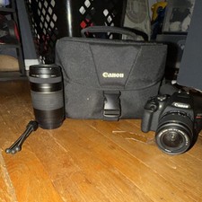 Canon EOS Rebel T7 Digital SLR Camera Kit 24.1MP with Lens, Bag, Auto Focus