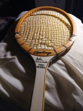 Vintage Tennis Racket For Decor Made By Rawlings John Newcombe Pro Model