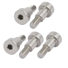 5pack Hex Socket Shoulder Bolt 8mm Shoulder Dia 10mm Shoulder Length M6 Thread