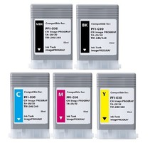 5 Pack PFI030 Ink Cartridge for Canon ImagePROGRAF TA-20 TA-30