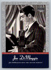 2001 UD Pinstripe Exclusives  Joe DiMaggio JD48